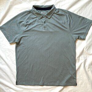 Rhone Delta Pique Golf Polo Men Short Sleeve Size L Green Athleisure Sport